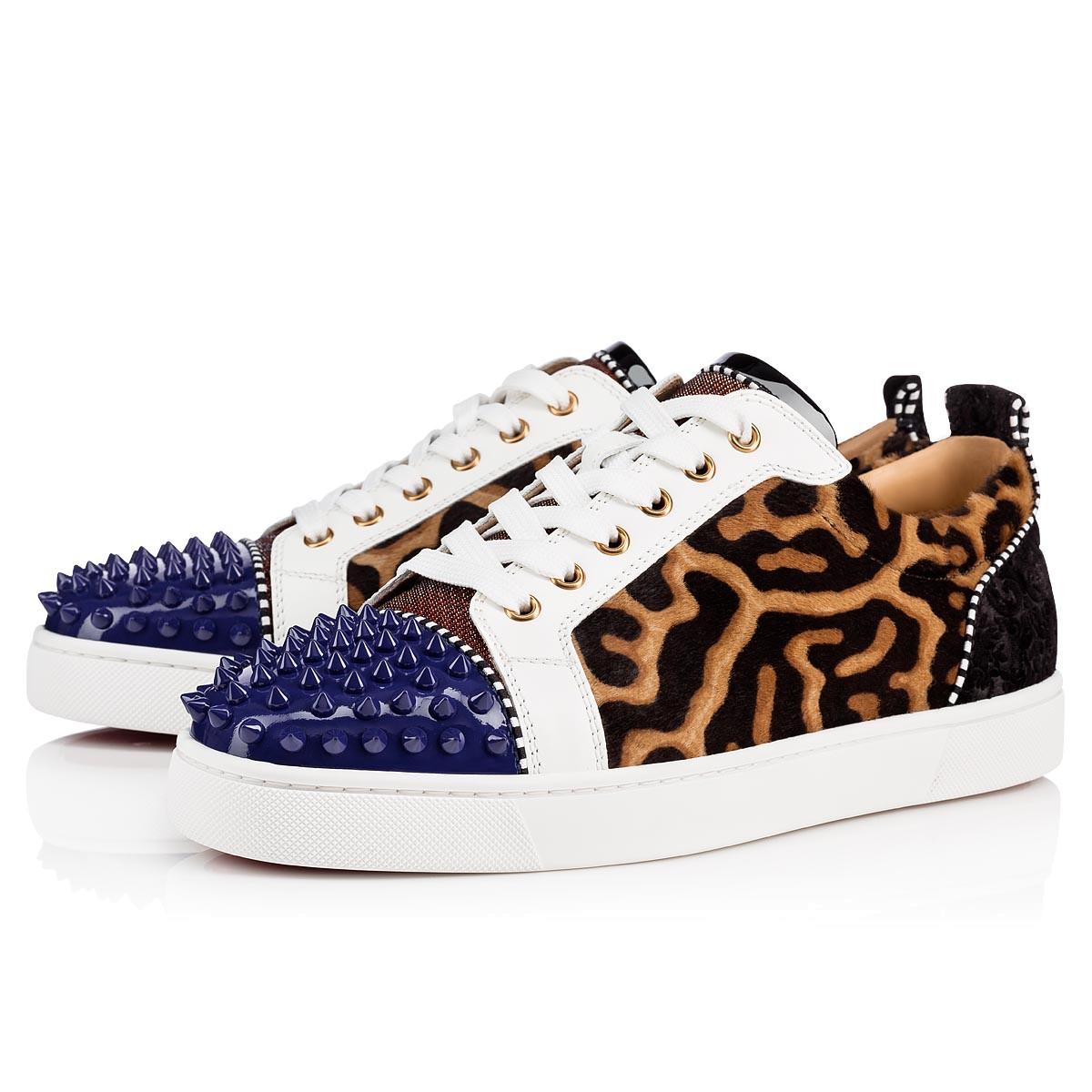 louboutin leopard sneakers