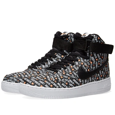 Nike Women's Air Force 1 High Lx Casual Shoes, Black