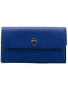 Valextra Continental Wallet - Blue