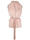 P.a.r.o.s.h . Long Belted Stole - Pink