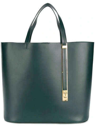 Sophie Hulme Tote Bag - Green