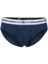 Dolce & Gabbana Underwear Logo Elasticated Waistband Briefs - Blue
