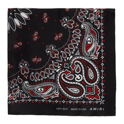 Amiri Paisley Print Scarf In Brw