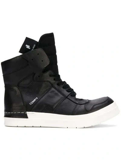 Cinzia Araia Contrast Hi-top Sneakers - Black