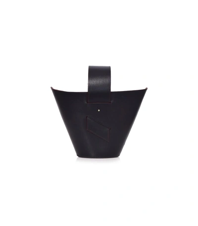 Carolina Santo Domingo Black/rust Amphora Bag