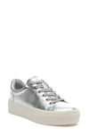 J/slides Nyc Gilda Platform Sneaker In Silver
