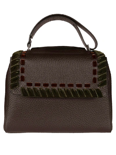 Orciani Boxy Tote In Brown