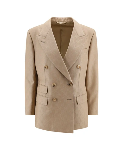 Gucci Blazer In Beige