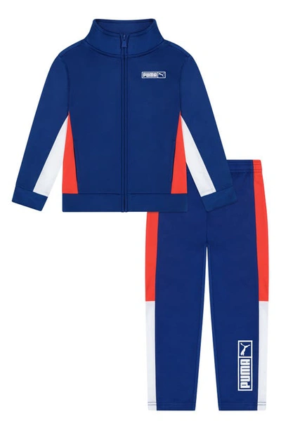 Puma Babies' Zip Jacket & Pants In Navy