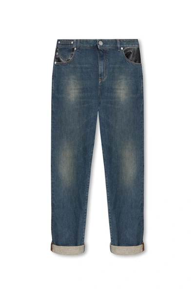 Balmain Regular-fit Jeans In Blue
