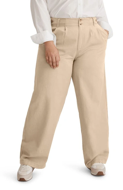 Madewell Harlow Wide Leg Pants In Harvest Moon