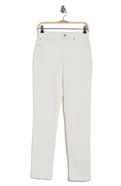 Madewell High Rise Perfect Vintage Straight Leg Jeans In Tile White