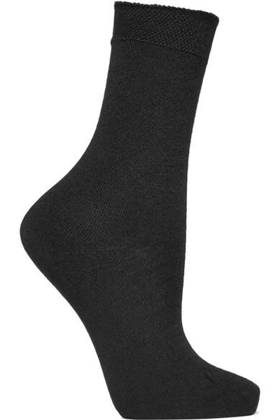 Falke No.1 Cashmere-blend Socks In Black