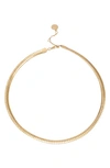 Vince Camuto Snake Chain Collar Necklace In Gold