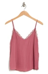 Melrose And Market Lace Cami In Pink Mauve