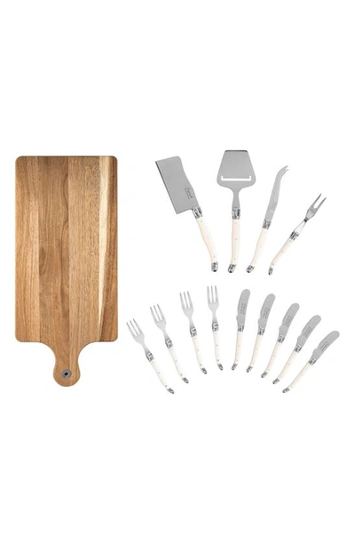 French Home 14-piece Charcuterie Board Set In Faux Ivory