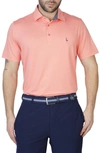 Tailorbyrd Tailored Performance Knit Polo In Sunkist