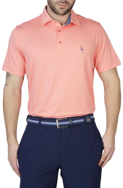 Tailorbyrd Tailored Performance Knit Polo In Sunkist