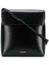 Jil Sander Structured Box Bag - Black