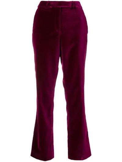 Etro Flared Tailored Trousers In Pink