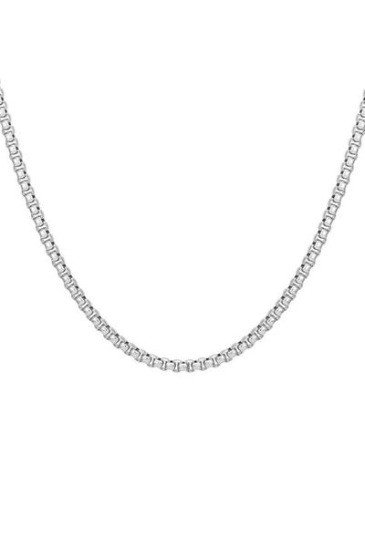 Vince Camuto Box Chain Necklace In Ir