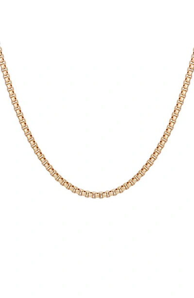 Vince Camuto Box Chain Necklace In Gold