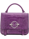 Jw Anderson Purple Large Disc Satchel - Pink