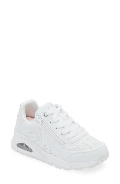 Skechers Kids' Uno Gen1 Zip Trainer In White