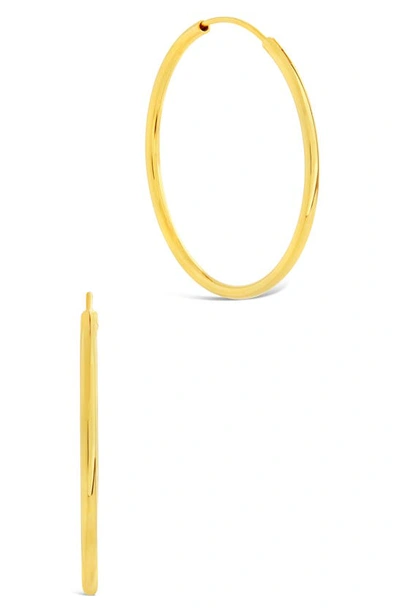 Sterling Forever Lucy Huggie Hoop Earrings In Gold