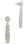 Sterling Forever Alina Drop Earrings In Silver