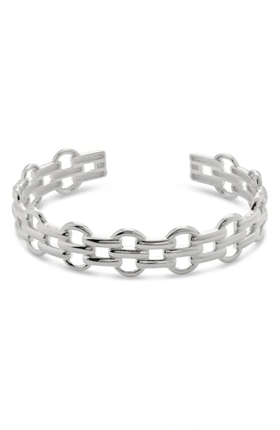 Sterling Forever Remi Cuff Bracelet In Silver