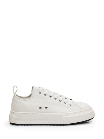 Dsquared2 Berlin Sneaker In Bianco