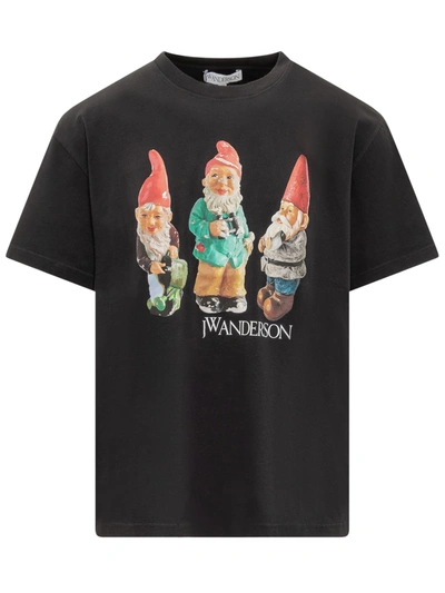 Jw Anderson J.w. Anderson Three Gnomes T-shirt In Black