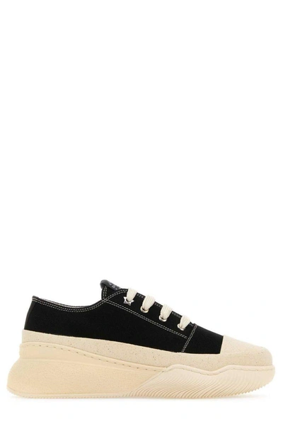 Stella Mccartney Loop Lace-up Sneakers In Black