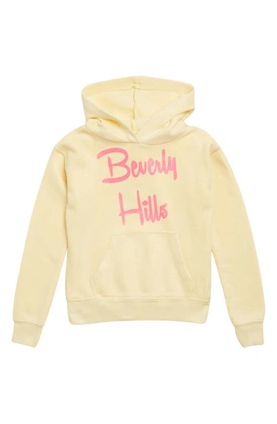 Play Six Kids' Burnout Hoodie Sweater In Sunny Yellow