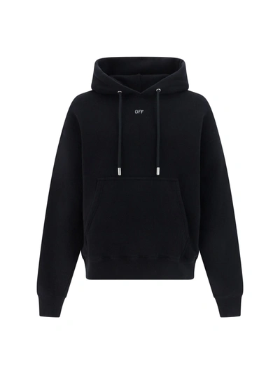 Off-white Hoodie In Black White