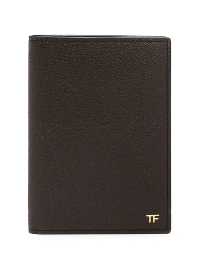 Tom Ford Stationary Wallet In Chocolate