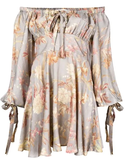 Zimmermann Maiden Dress - Grey