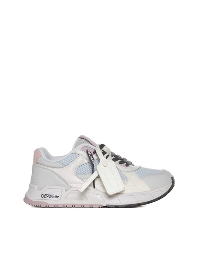 Off-white Sneakers In Off Light Blue Lilac