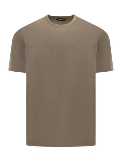 Tom Ford T-shirt In Pale Army