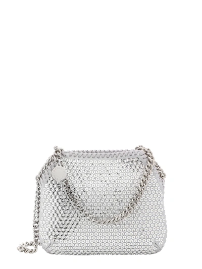 Stella Mccartney Falabella Shoulder Bag In Argento