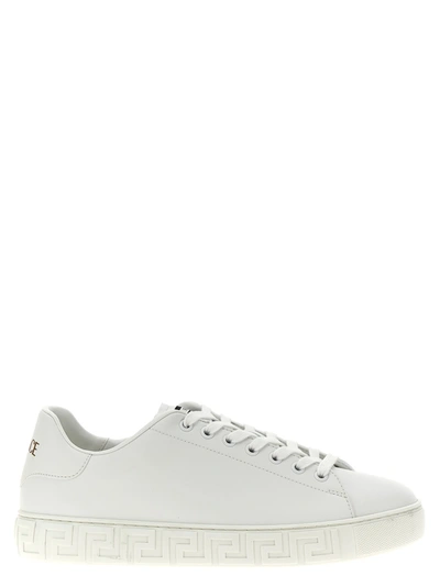 Versace Greca Sneakers In White