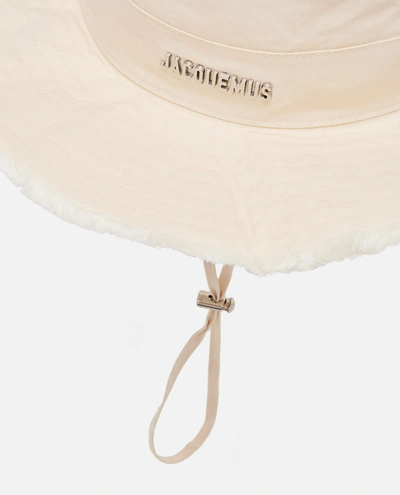 Jacquemus Le Bob Artichaut Cotton Hat In White