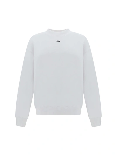 Off-white Sweatshirt In White Black