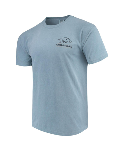 Image One Men's Blue Arkansas Razorbacks State Scenery Comfort Colors T-shirt