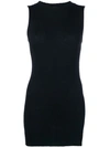 Cashmere In Love Cashmere Ribbed Vest In Black