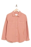 Thread & Supply Fletcher Shirt Jacket In Old Rose
