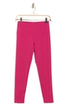 Z By Zella Perform High Waist 7/8 Leggings In Pink Plumier