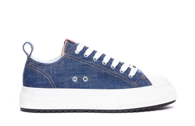 Dsquared2 Berlin Trainers In Jeans