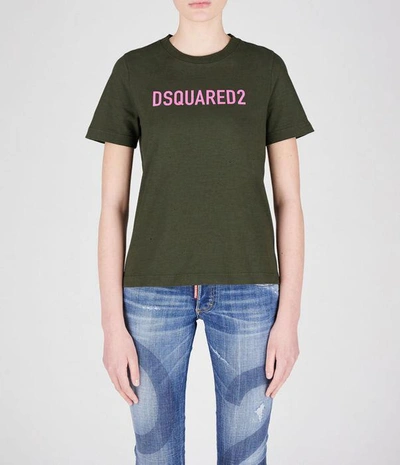 Dsquared2 T-shirts In Military Green
